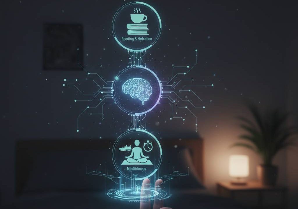 AI-led habit stacking for long-term mental wellness