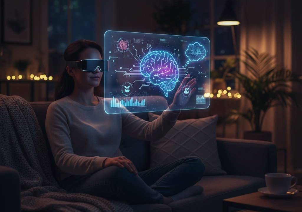 AI for cognitive behavioral therapy app interface for home use 2026