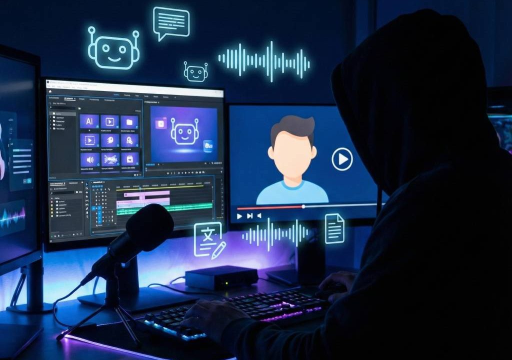 Step-by-step workflow for creating faceless YouTube channels with AI tools