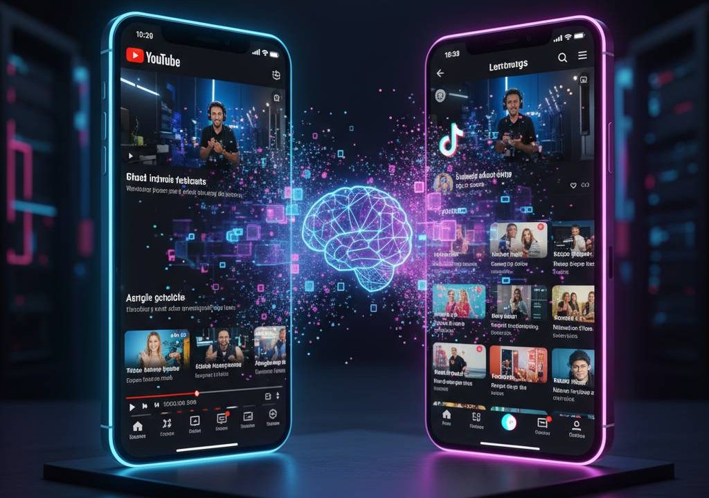 AI tool dashboard repurposing YouTube video into TikTok shorts clips