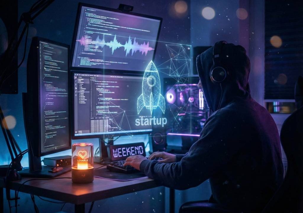 Vibe-coding with Lovable dashboard building weekend startup app 2026