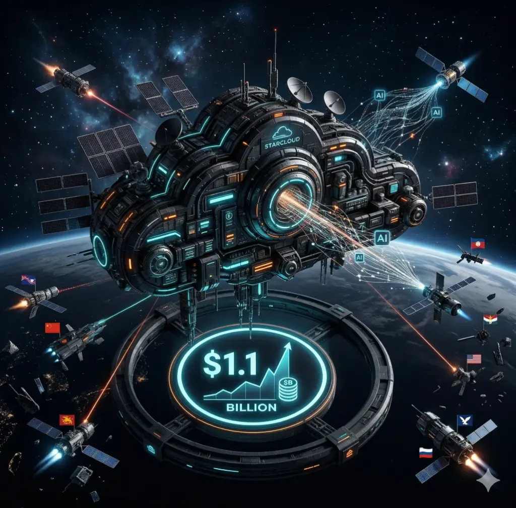 starcloud valuation 1.1 billion ai space data centers 2026