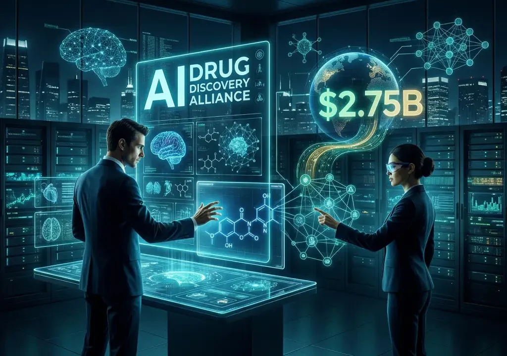 Lilly Insilico AI drug deal announcement 2026 billion dollar partnership